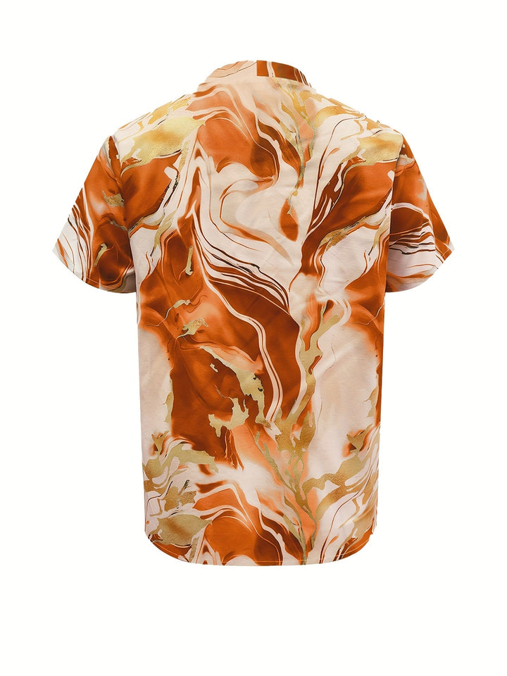 Women's Artful Swirl-Print Blouse