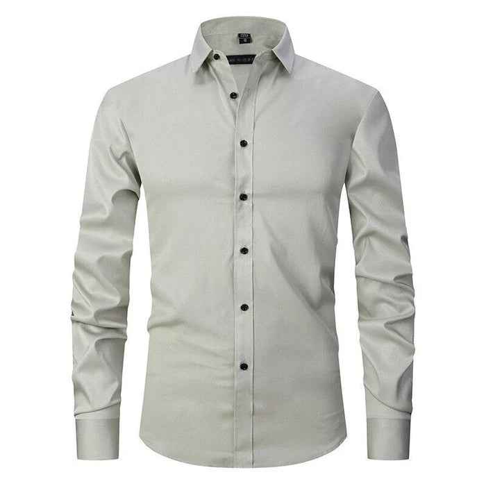 Men's Wrinkle-Free Stretch Shirt Olive Green
