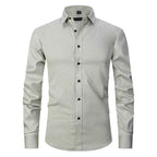 Men's Wrinkle-Free Stretch Shirt Olive Green