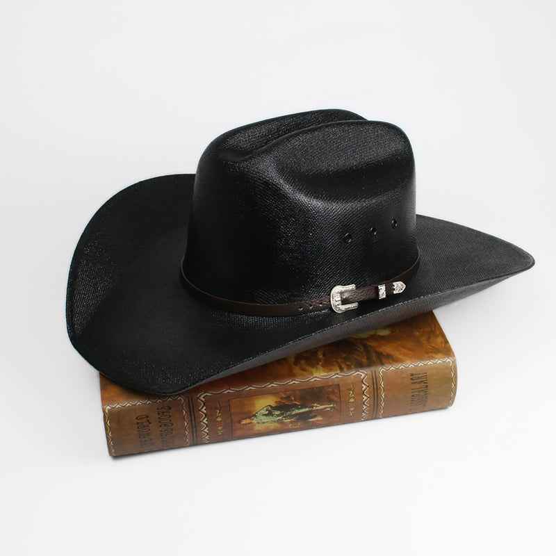 Western Cowboy Hat Camping Waterproof Sunshade Black