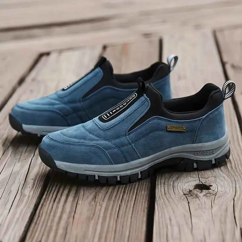 Logan | Comfortable Slip-On Orthopedic Shoes Blue