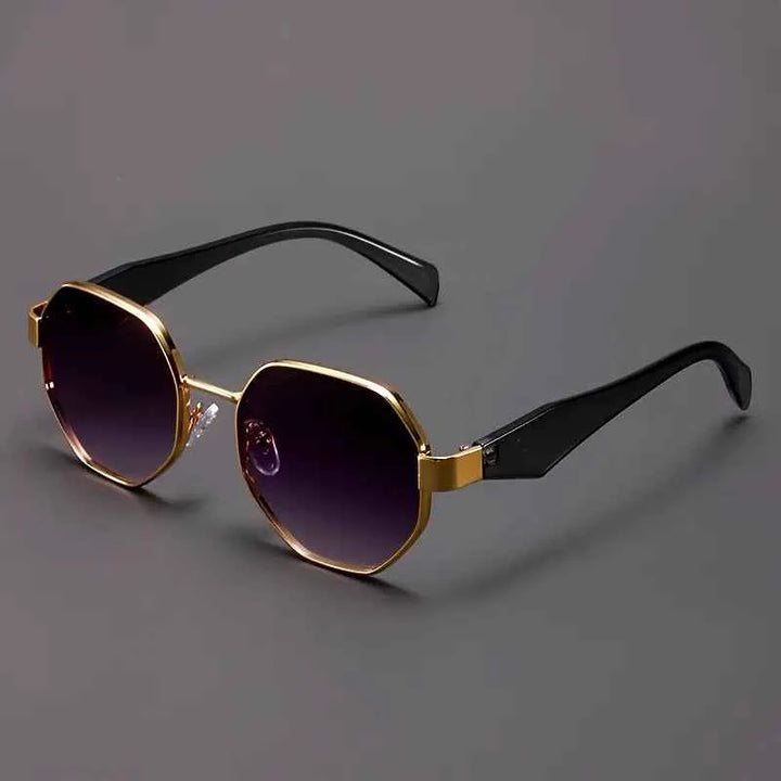 Chic Black Sunglasses for Stylish Looks Purple Black