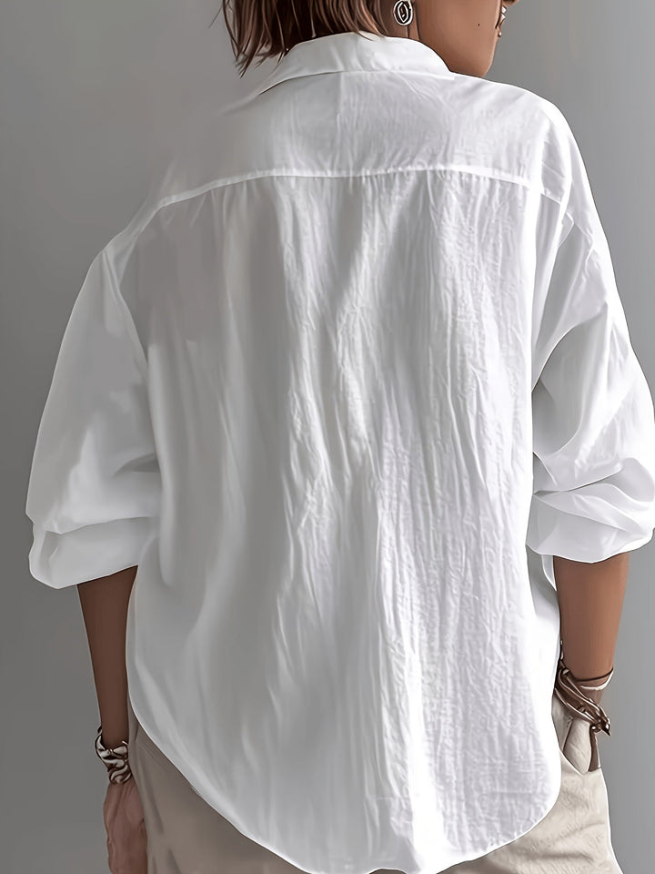 Women's Relaxed Collared Blouse