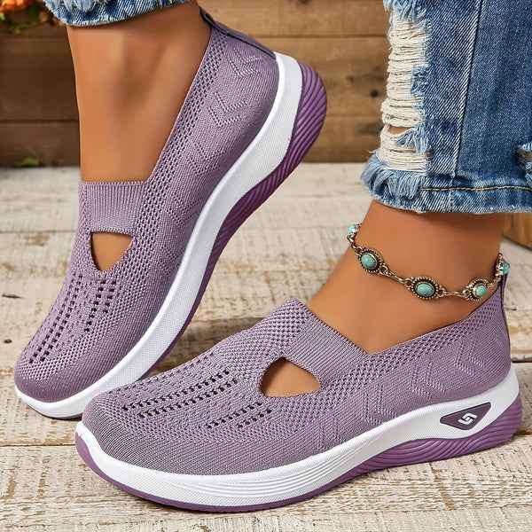 Soleil | Lightweight Slip-On Shoes light purple