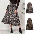 Womens Leopard Print Skirt