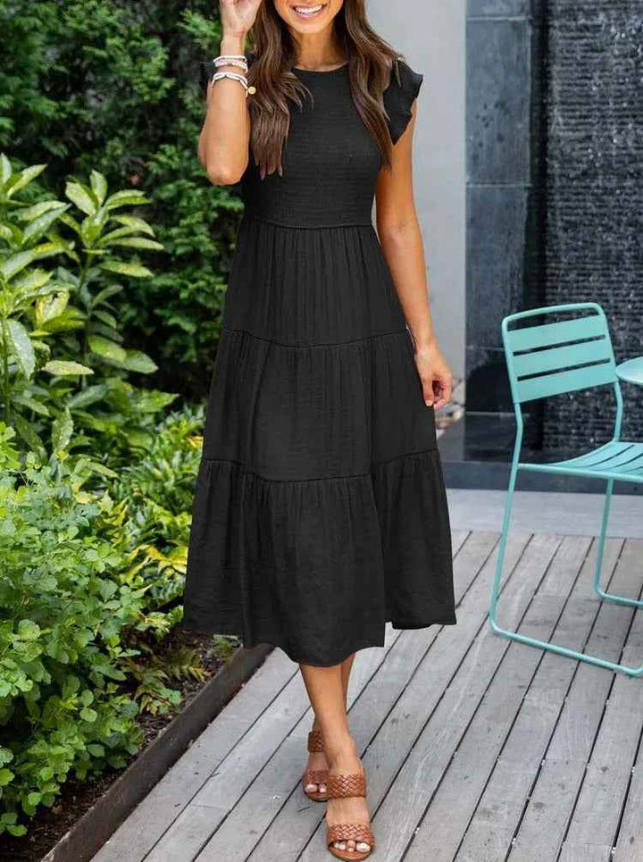 Ronja | Effortless Stylish Flowy Layered Dress Sort