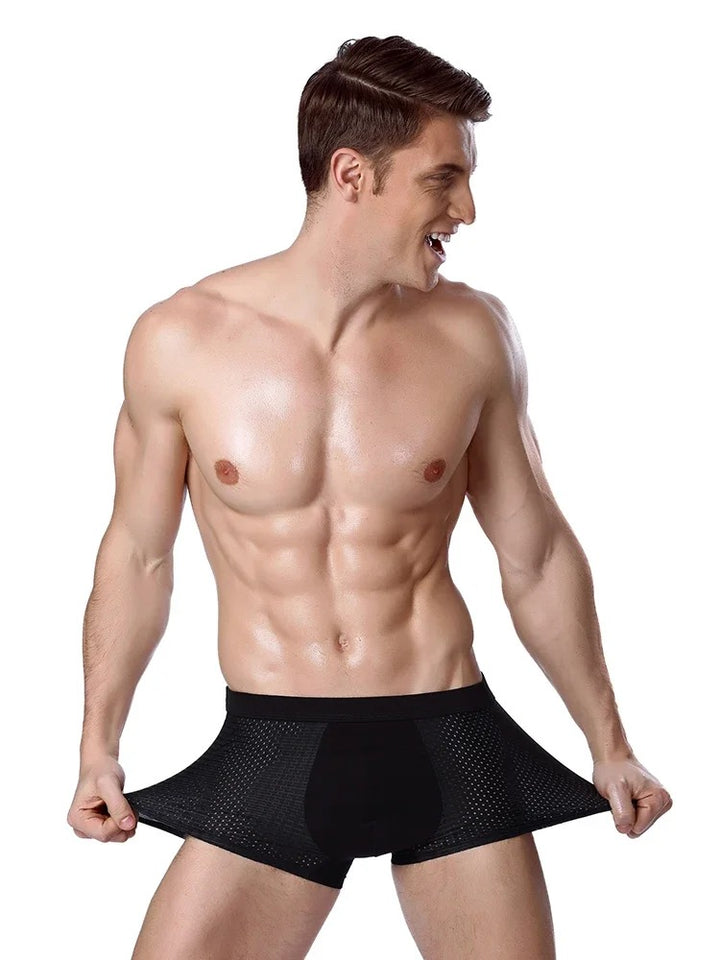 Men's Breathable Mesh Boxer Shorts 5-Pack