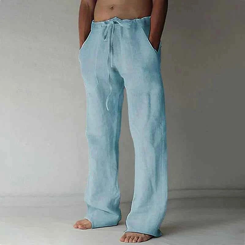 Men's Comfortable Baggy Pants - Stylish and Versatile Blue