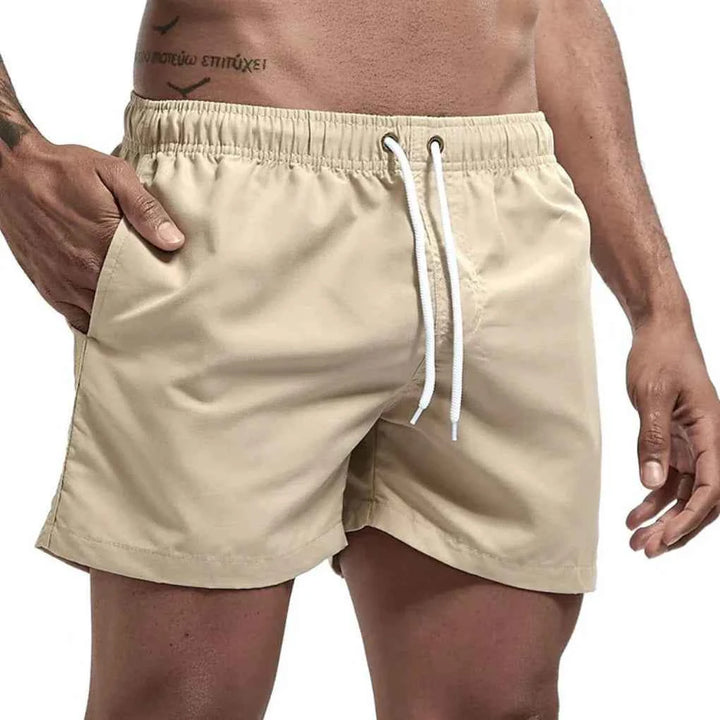 Men's Quick-Dry Swim Trunks Coffee