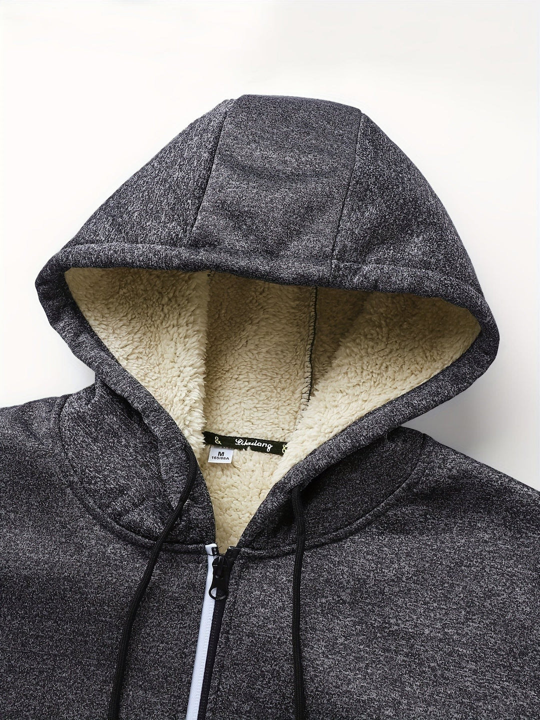 Men's Sherpa Lined Zip-Up Hoodie