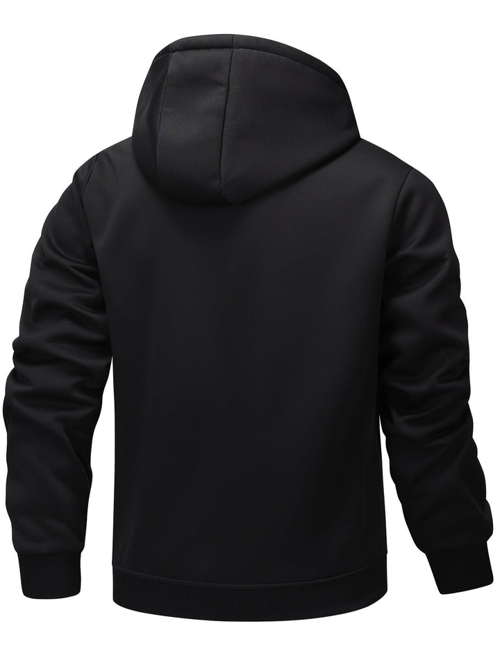 Men's Sherpa Lined Zip-Up Hoodie