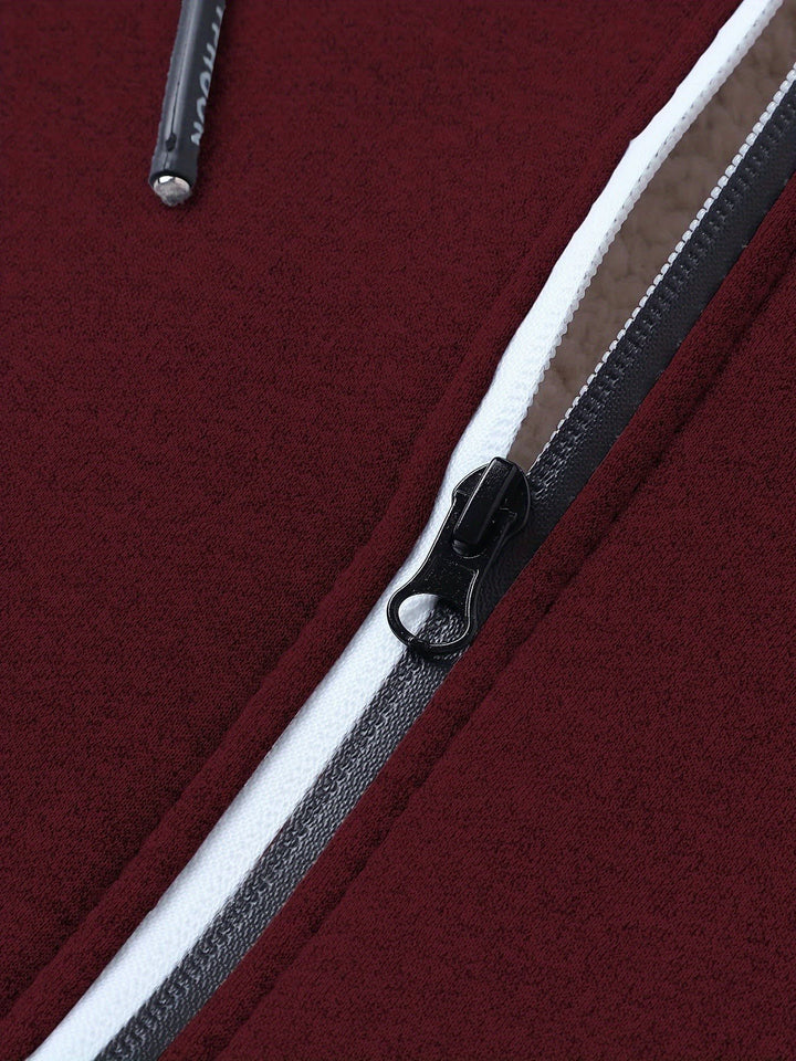 Men's Sherpa Lined Zip-Up Hoodie