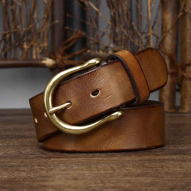 Durable Cowhide Leather Belt for Everyday Wear