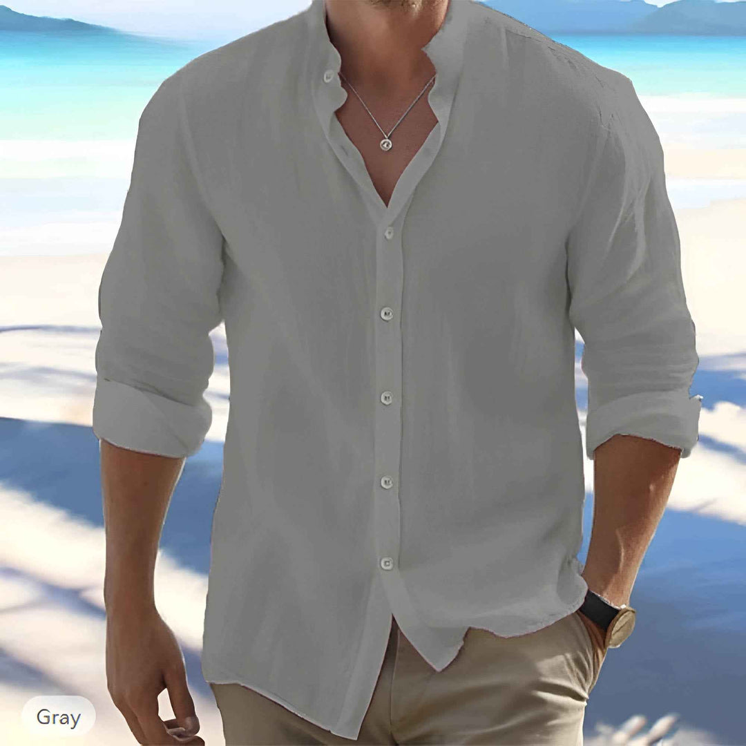 Daniel | Men's Linen Long-Sleeved Shirt