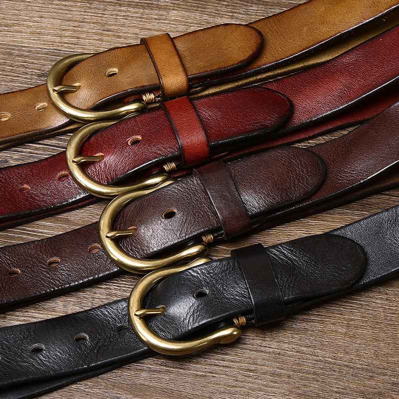 Durable Cowhide Leather Belt for Everyday Wear