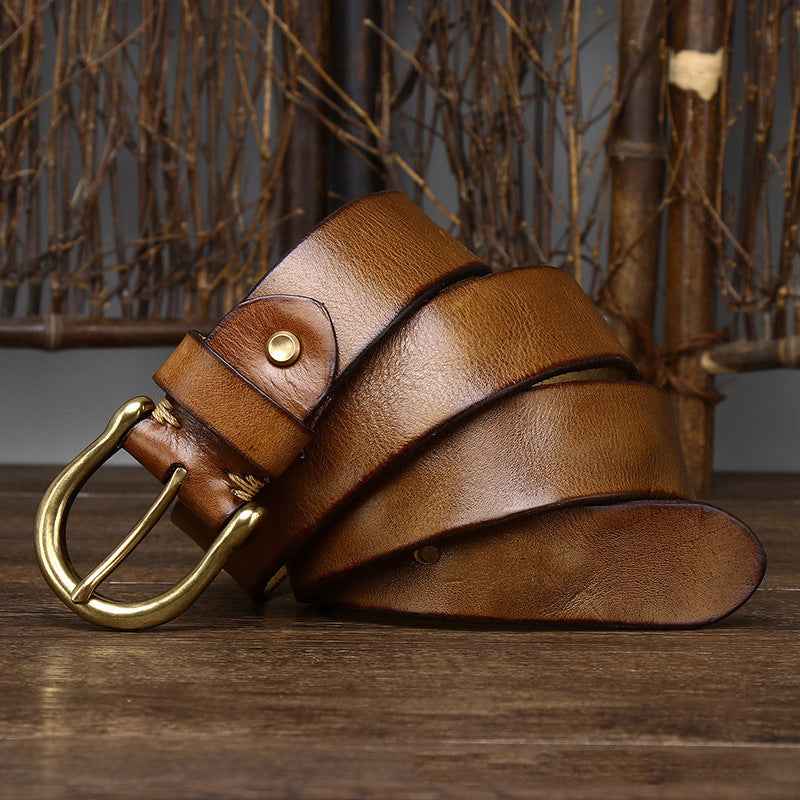 Durable Cowhide Leather Belt for Everyday Wear