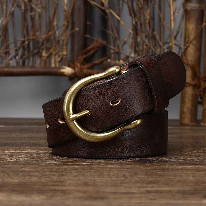 Durable Cowhide Leather Belt for Everyday Wear