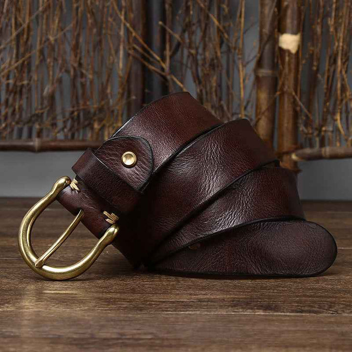 Durable Cowhide Leather Belt for Everyday Wear