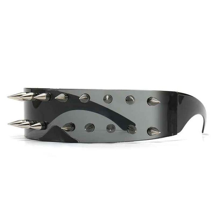 Edgy Spiked Sunglasses Double Spike