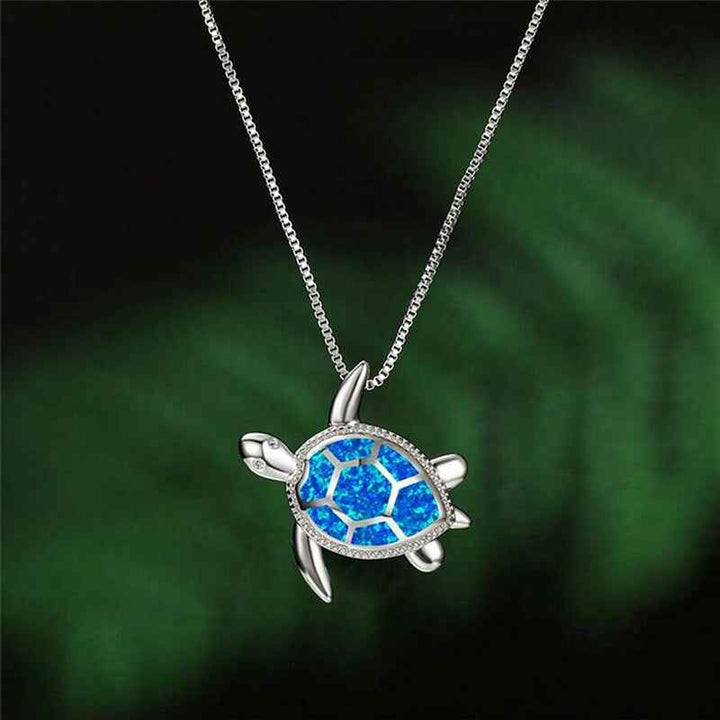 Serene Turtle Pendant Necklace