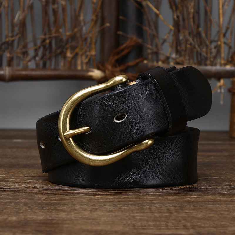 Durable Cowhide Leather Belt for Everyday Wear