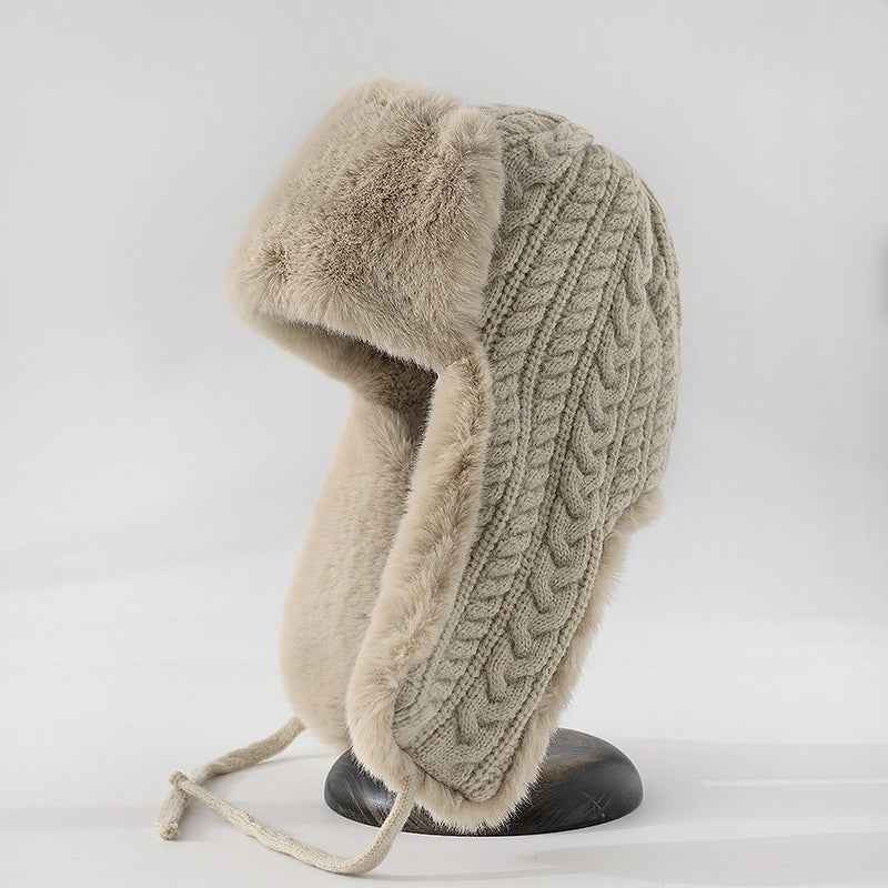 Cozy Polar Plush Trapper Hat for Ultimate Warmth Olive