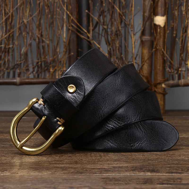 Durable Cowhide Leather Belt for Everyday Wear