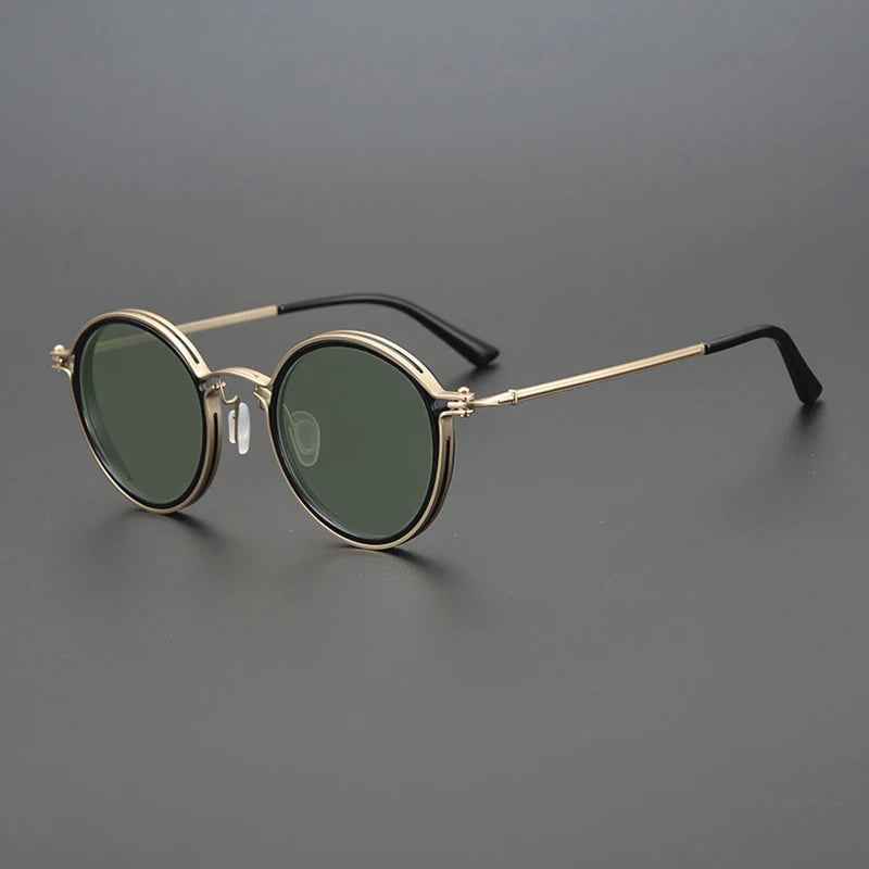 Polarized Sunglasses for Ultimate Sun Protection Gold Green