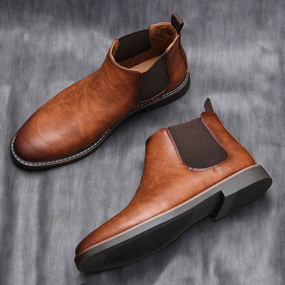 Grayson | Stylish and Comfortable Ankle Boots Brown