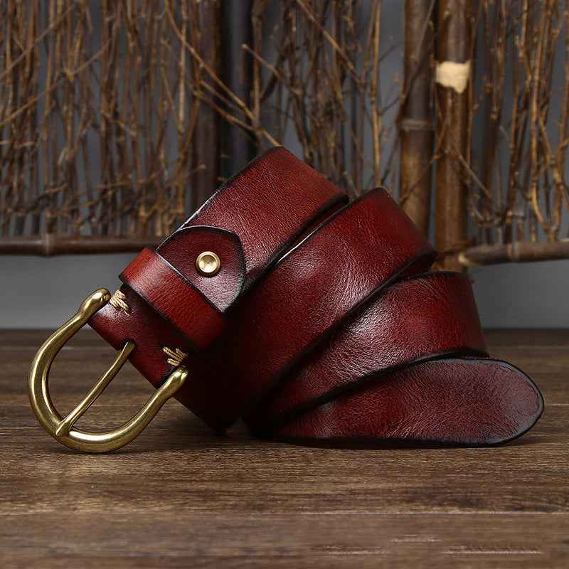 Durable Cowhide Leather Belt for Everyday Wear