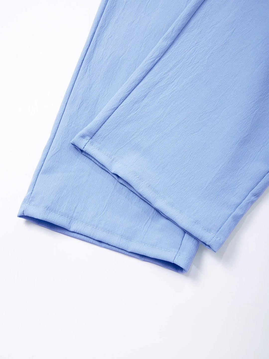 Men's Breathable Linen Summer Pants with Button Design, Comfy Fit