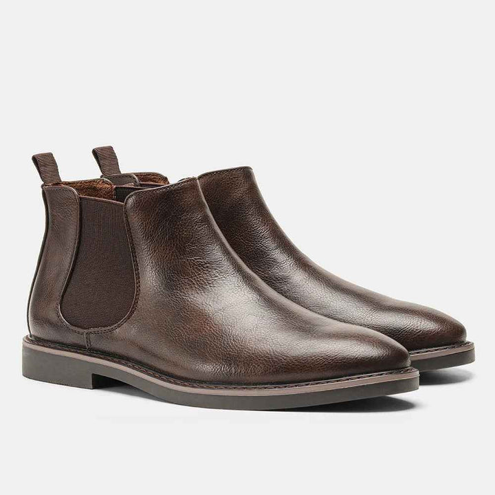 Grayson | Stylish and Comfortable Ankle Boots Dark Brown