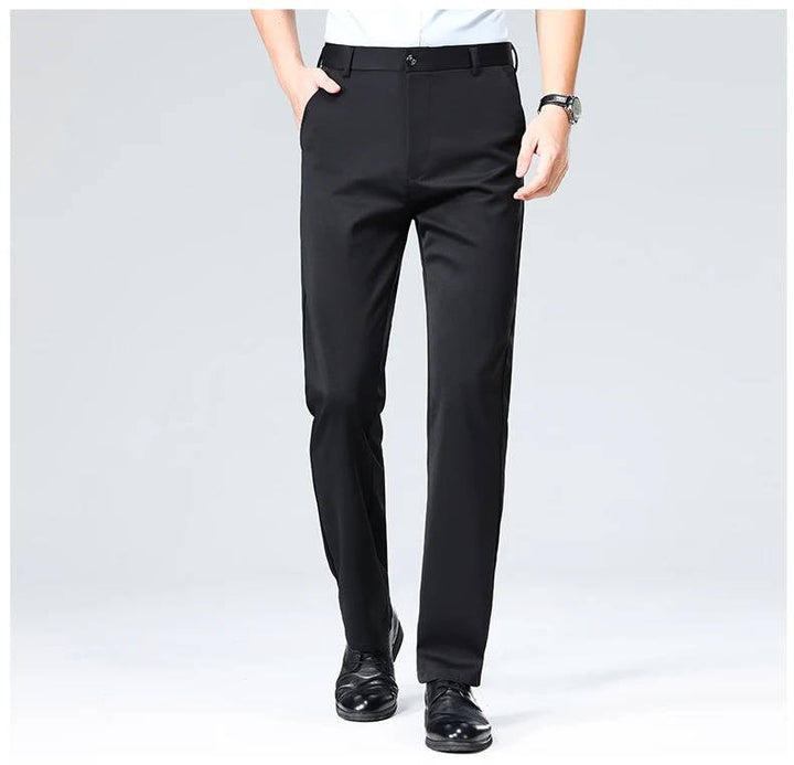 Men's Slim Fit Lightweight Stretch Dress Trousers