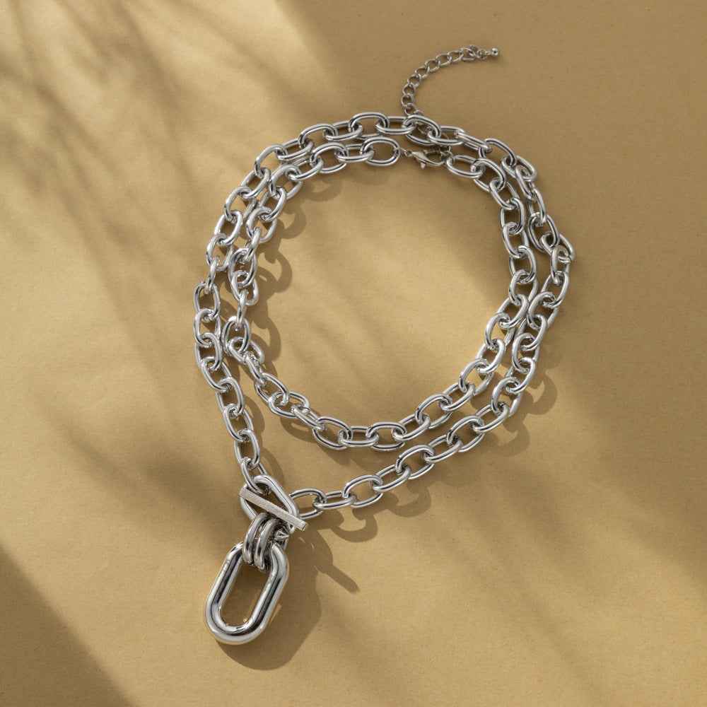 Stylish Chain Reaction Necklace for Effortless Elegance