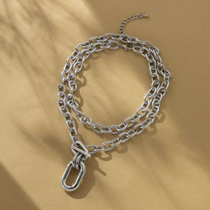 Stylish Chain Reaction Necklace for Effortless Elegance