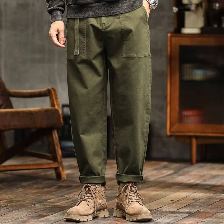 Men's Relaxed Fit Work Pants Army Green