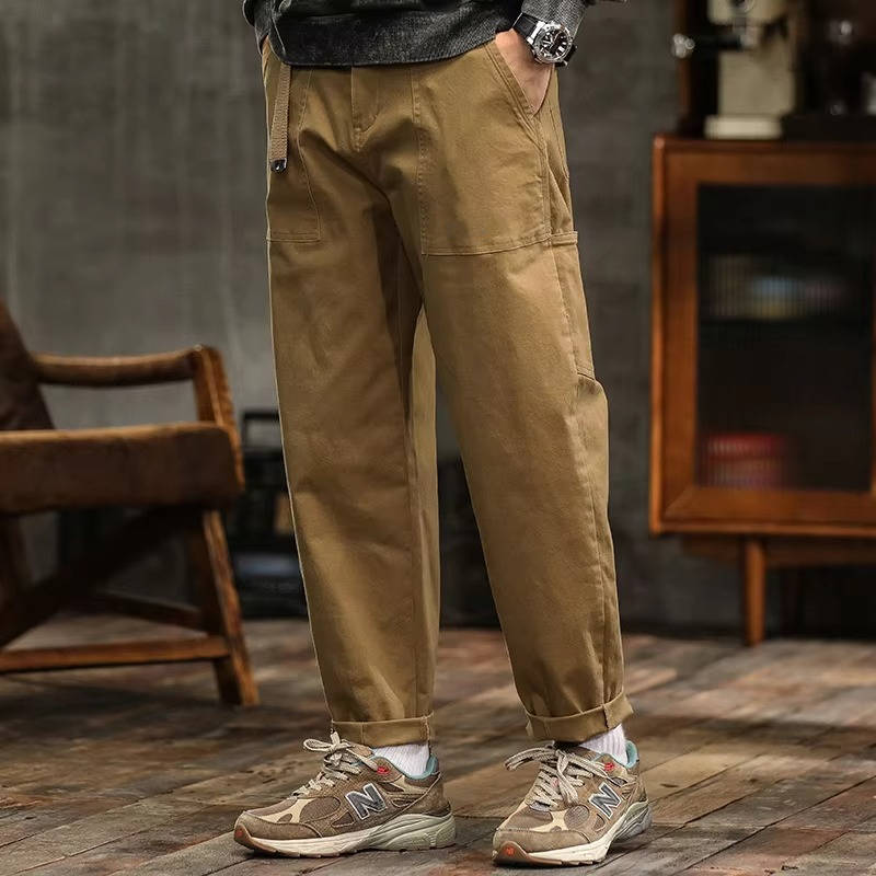 Men's Relaxed Fit Work Pants Khaki