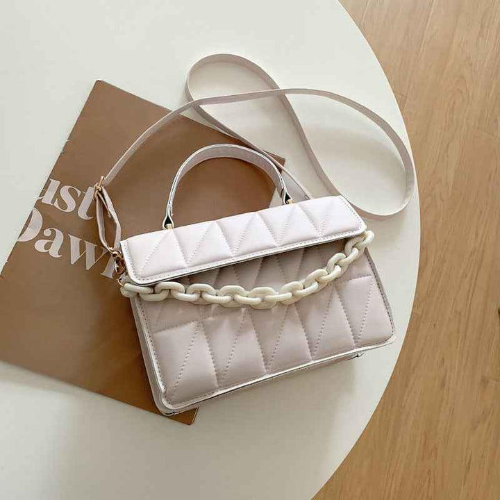 Elegant Vienna-Inspired Handbag White