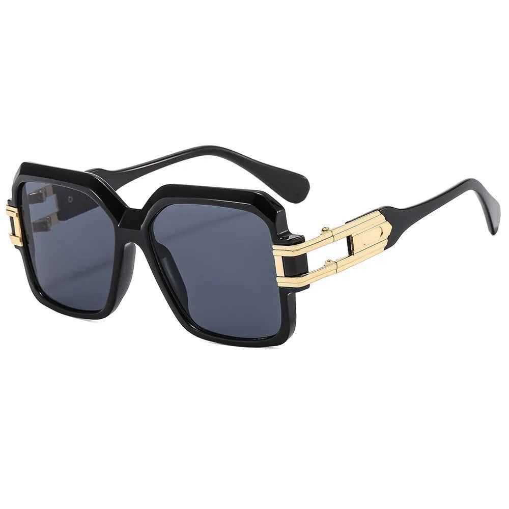 Vintage-Inspired Retro Sunglasses Black