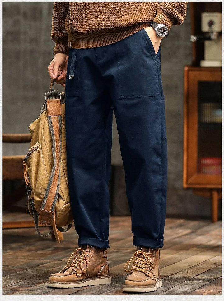 Men's Relaxed Fit Work Pants Dark blue