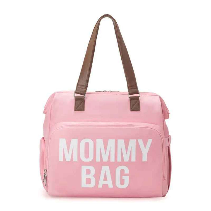 Chic Designer Diaper Bag Pink