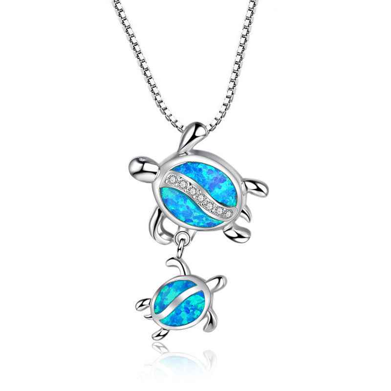 Serene Turtle Pendant Necklace