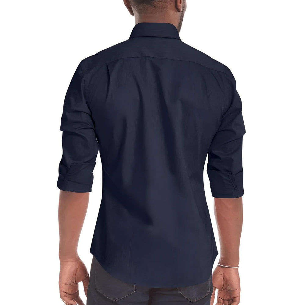 Men's Zippered Wrinkle-Free Shirt