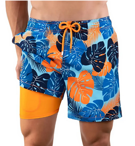 Men's Stylish Swim Shorts – Comfortable and Cool for Beach Days Tropical
