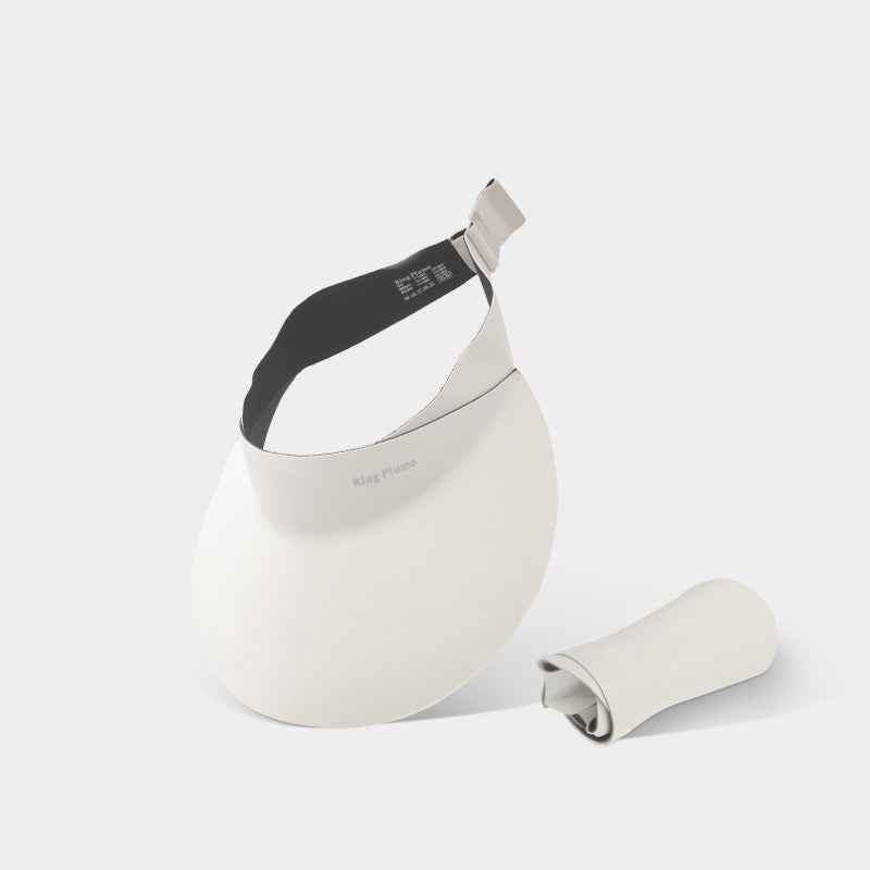 Seamless All-in-one Sunhat For Women Summer Thin Empty-top Foldable SSunshade And Face Shield Peaked Hat With Large Brim Beige