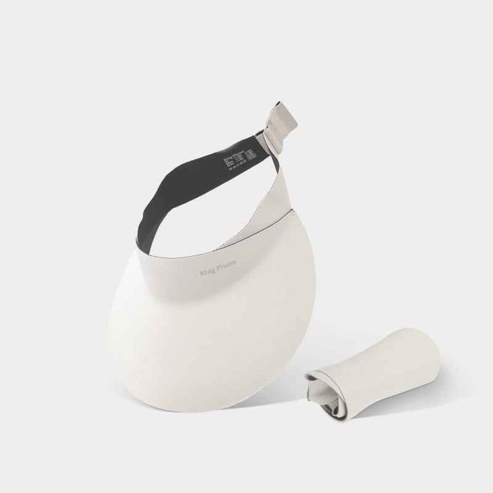 Seamless All-in-one Sunhat For Women Summer Thin Empty-top Foldable SSunshade And Face Shield Peaked Hat With Large Brim Beige