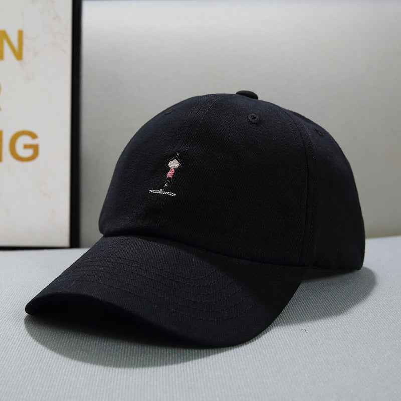 Face Displayed Small Letters Sun Visor Baseball Cap Yoga style black adjustable