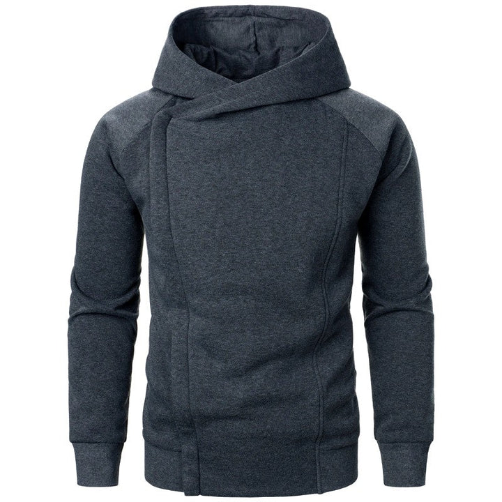Men's Cowl Neck Asymmetrical Hoodie