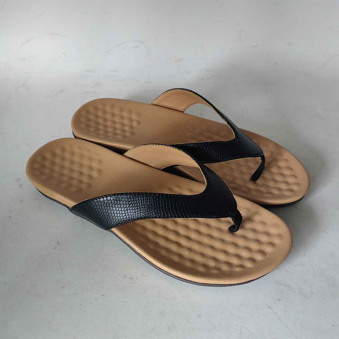 Summer Shoes Women Flip Flops Basic Plain Slippers Thong Sandals Strap Casual Beach Shoes Black