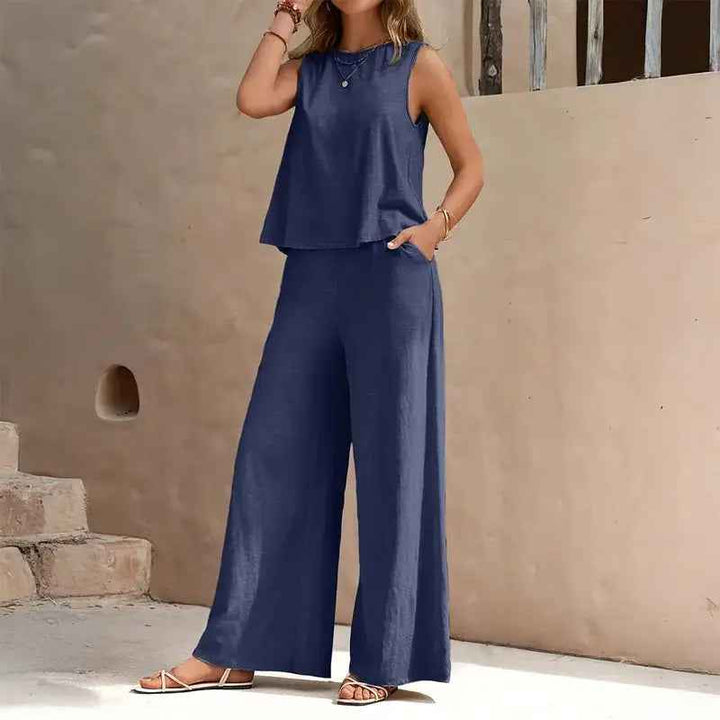 Women's Stylish Co-Ord Set Blue